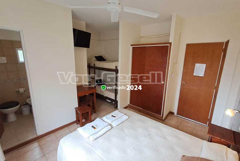 Alquilo Hotel Boiano en Villa Gesell zona  a 300 Mts de la Playa