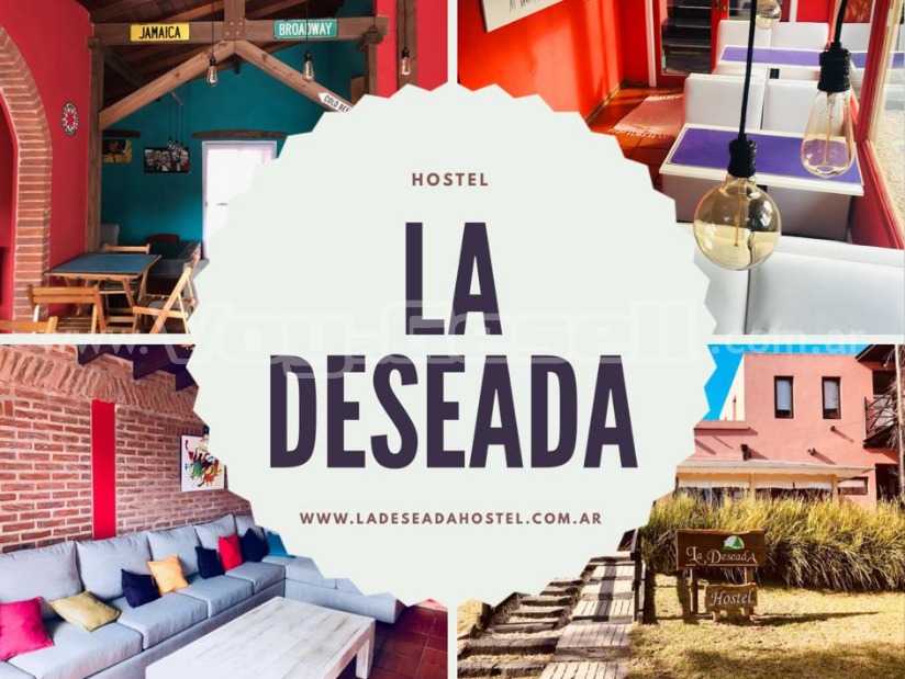 Alquilo Hostel La Deseada en Villa Gesell zona  a 600 Mts de la Playa