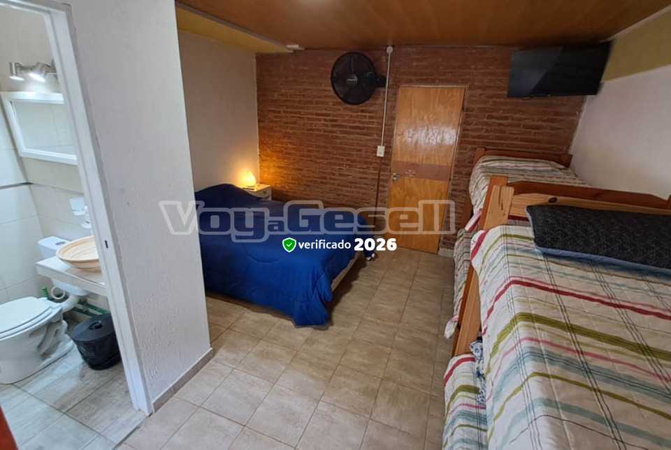 Alquilo Hostería Armony en Villa Gesell zona  a 800 mts de la Playa