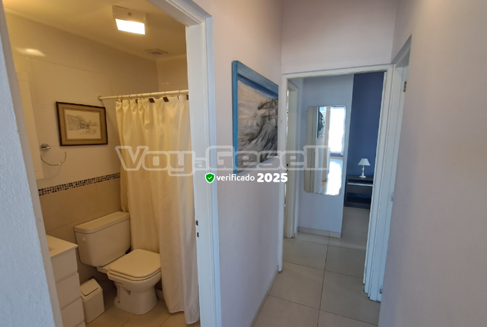 Alquilo Departamento Contra Viento y Marea 8 en Villa Gesell zona Sur a 20 mts de la Playa 