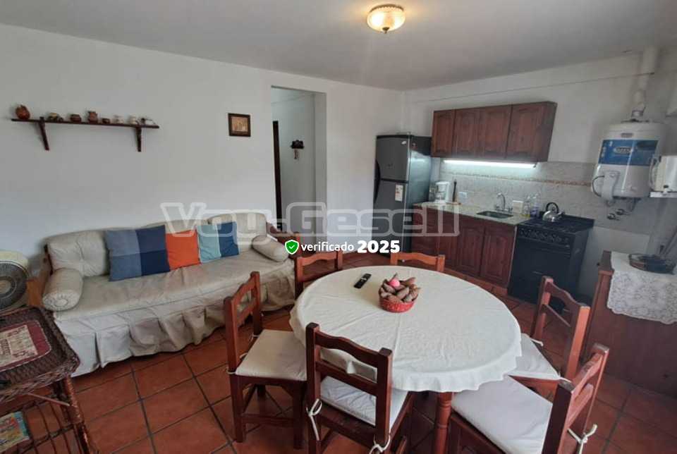 Alquilo Departamento Orvieto C en Villa Gesell zona Sur a 200 Mts de la Playa 